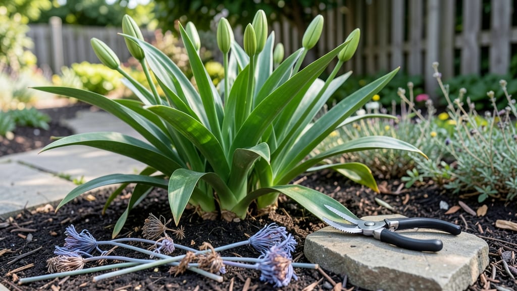 Agapanthus Plants Pruning: Sharp Cuts for Bold, Longer Blooms