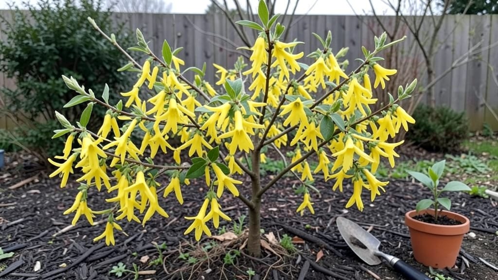 Forsythia Planting Distance: Optimal Spacing for Full, Bushy Growth