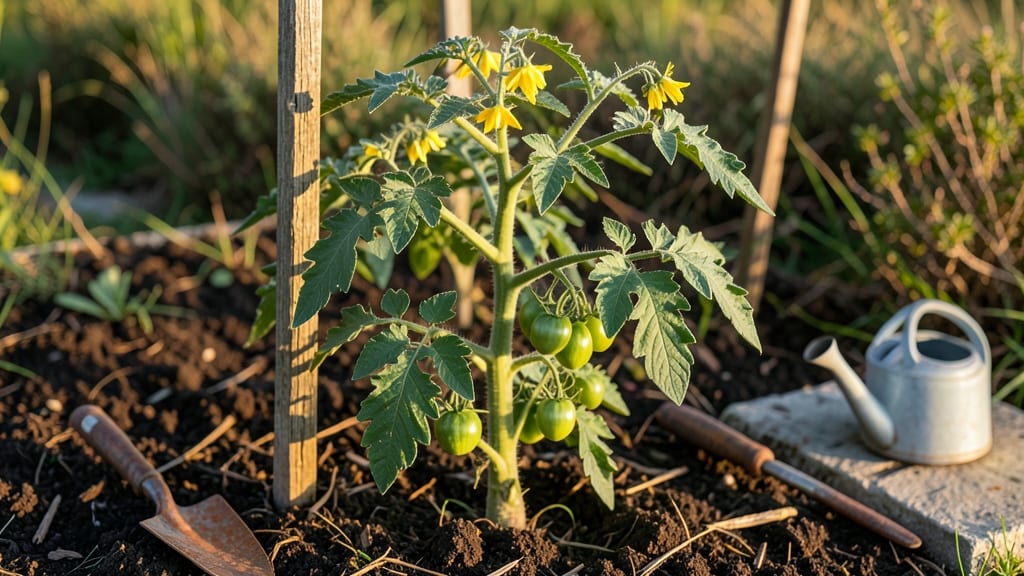 Green Tomato Plants: Pollinator-Friendly Edging That Repels Pests Naturally