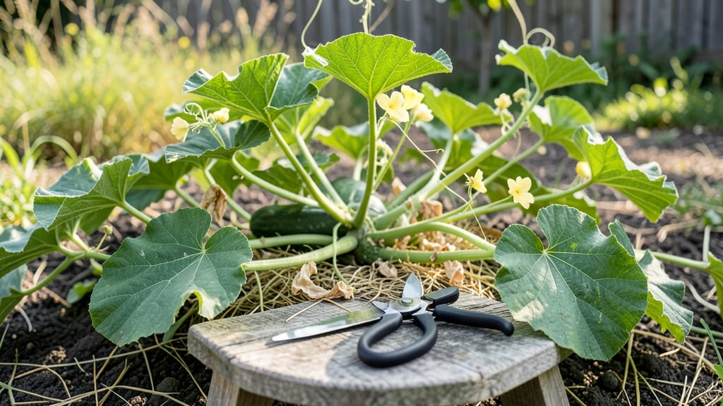 How to Prune Cantaloupe Plants: Boost Yield With 3 Simple Cuts