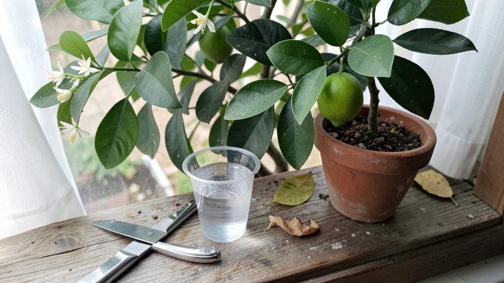 Lemon Plant Propagation: Rooting Stem Cuttings in Water or Soil