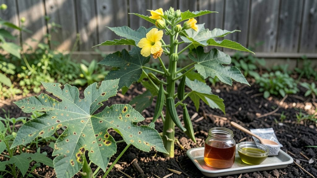 Okra Plant Diseases: Visual Guide to Spotting & Stopping Fungal & Bacterial Threats