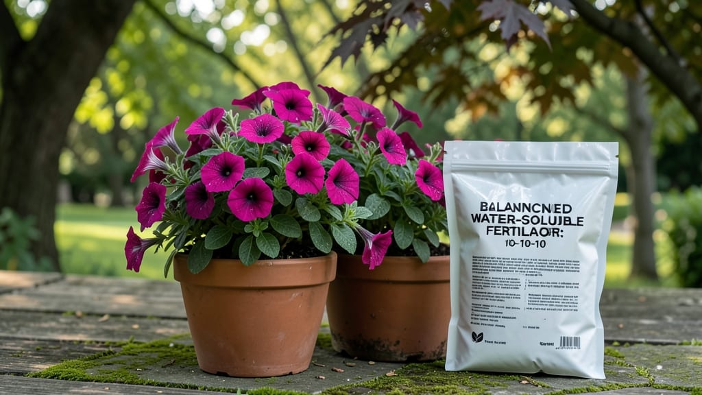 Petunia Plant Fertilizer: Balanced N-P-K Ratios for Vibrant Blooms All Season