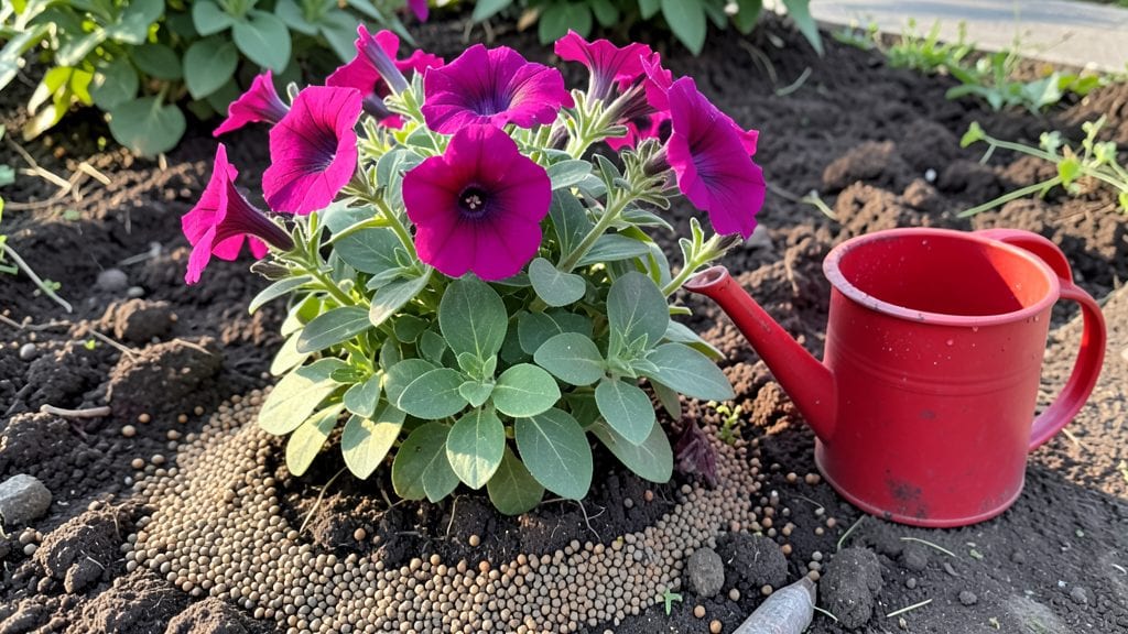 Petunia Plant Food: Balanced Bloom Booster for Vibrant Flowers