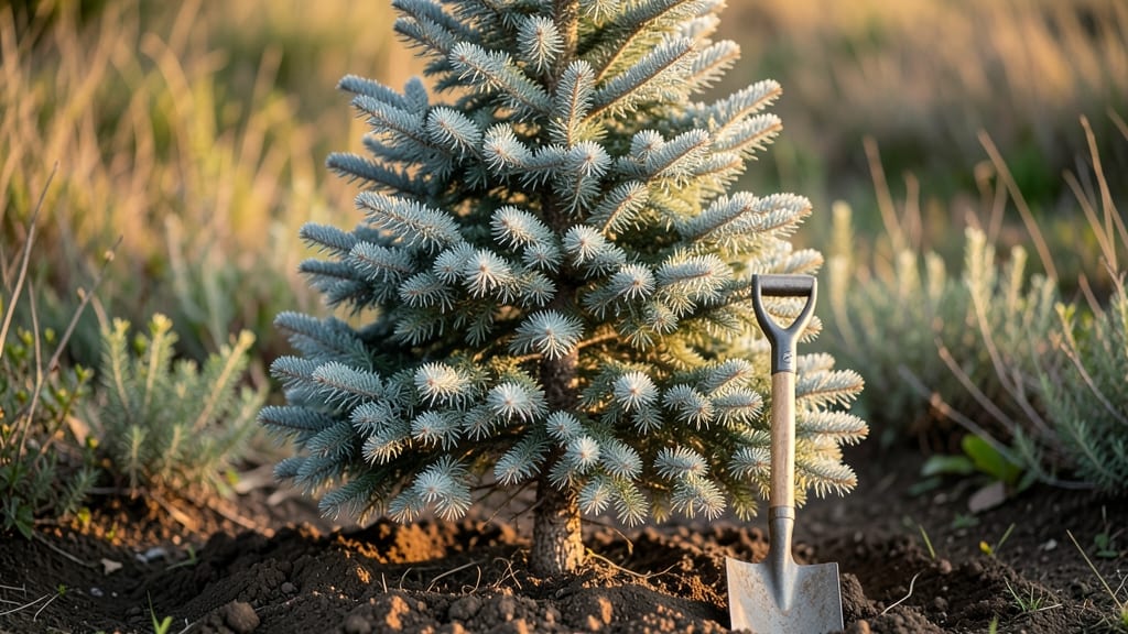 Blue Spruce Planting: Evergreen Privacy Screen in 3 Seasons