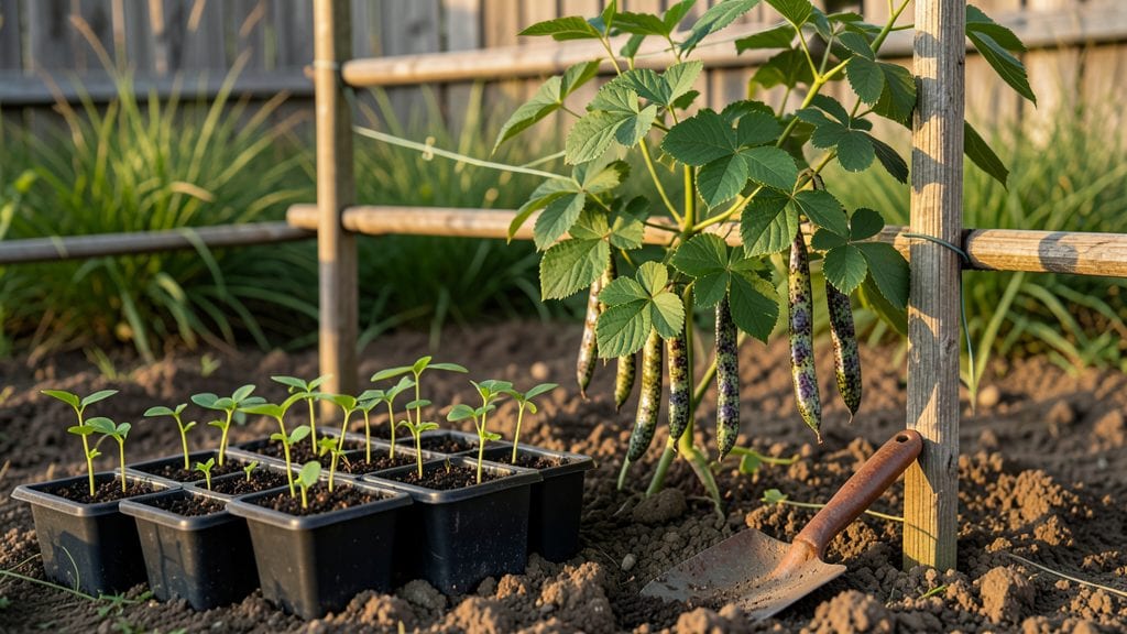 Planting Rattlesnake Beans: Bold, Nitrogen-Fixing Vines for Summer Harvests