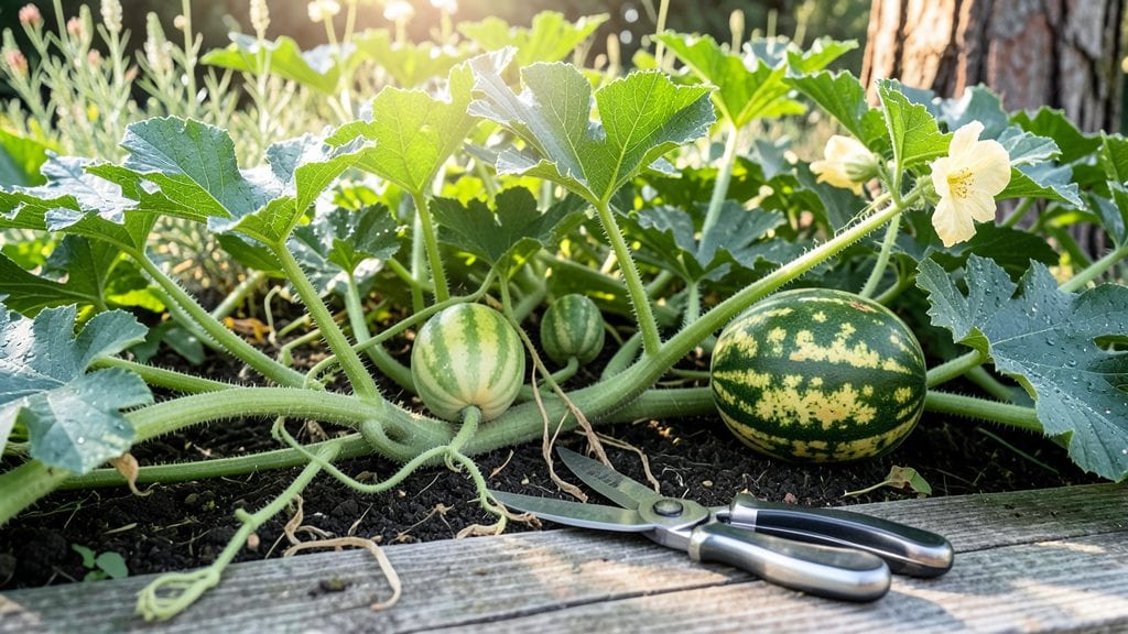 Trimming Watermelon Plants: Boost Yield With These Pruning Secrets