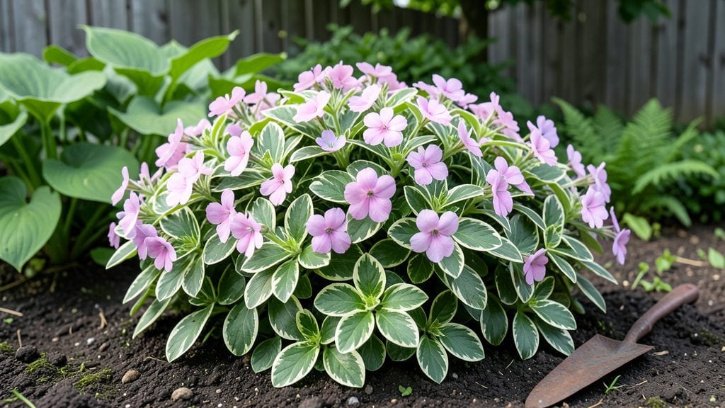 Variegated Impatiens Plants: Pollinator-Magnet Blooms in Shade Gardens
