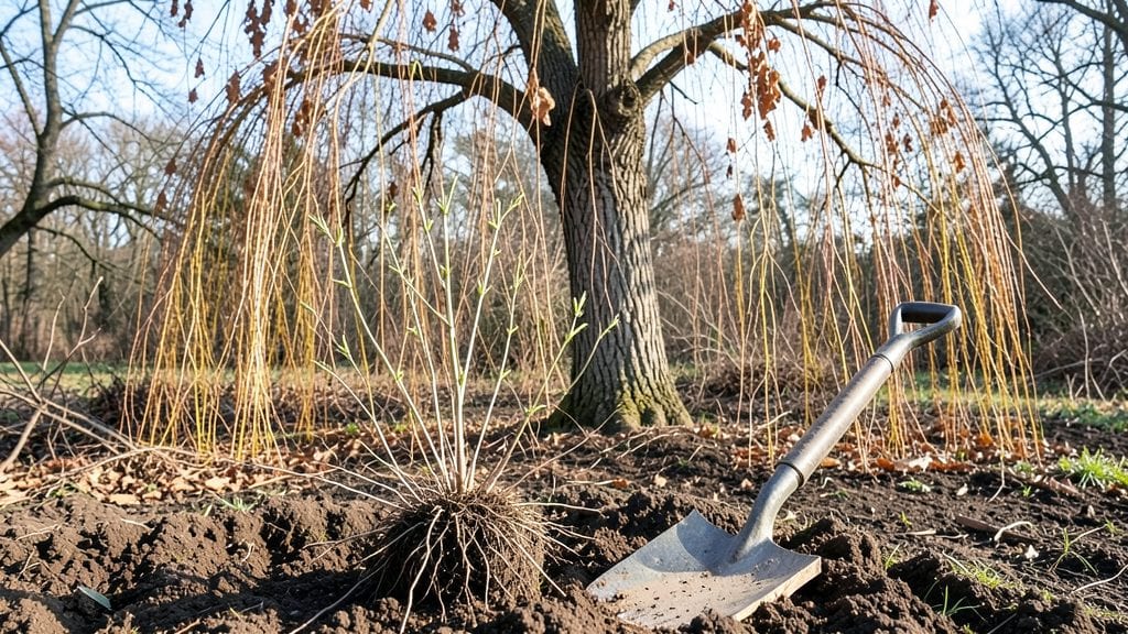 Willow Tree Planting: Layered Root System for Fast, Stable Growth